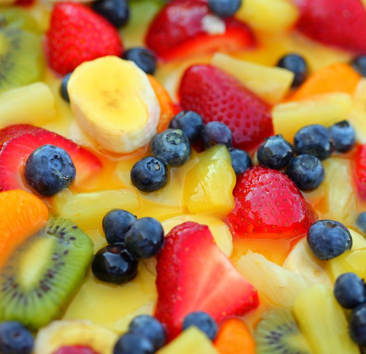 See the delightful recipe for Ambrosia fruit salad that includes citrus, coconut and a wide range of fresh fruits