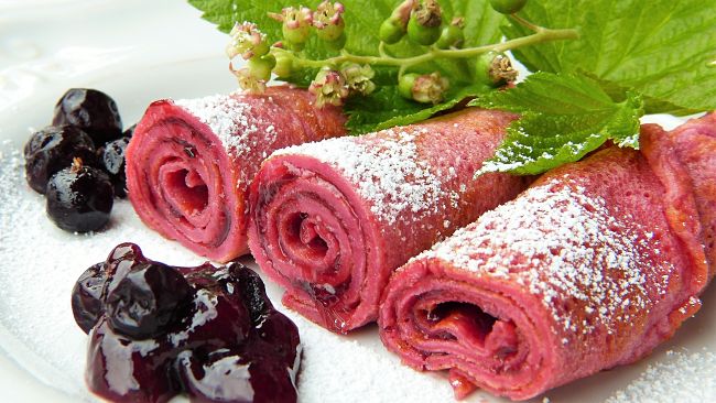 Beetroot pancakes - lovely