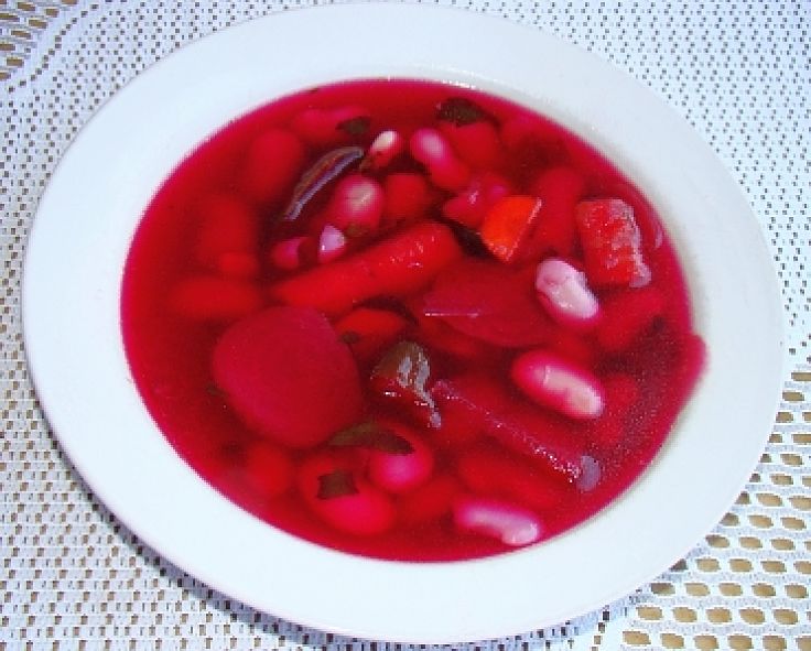 Yummy beetroot soup