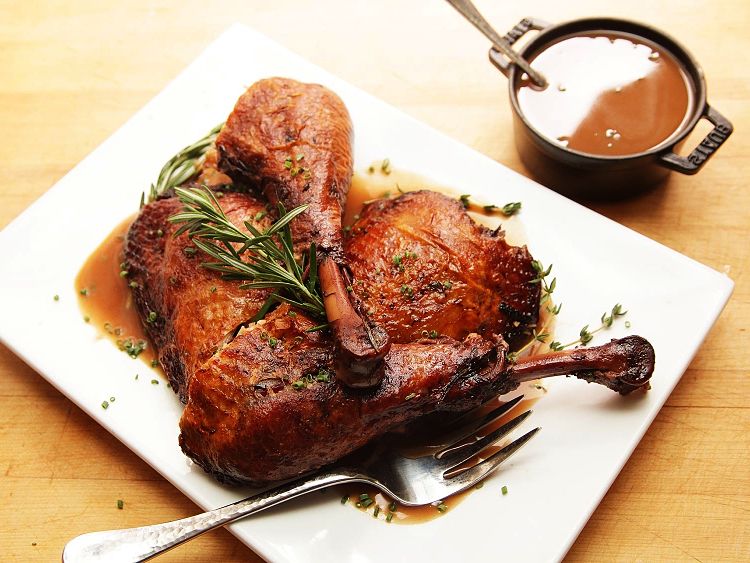 Red-Wine-Braised Turkey Legs - a great way to use turkey and anjoy its great taste and texture