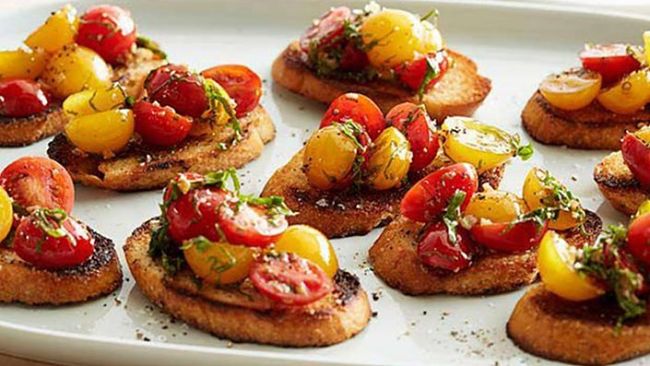Bruschetta is a perfect way to showcase the delightful range of cherry tomatoes that are available in season. Learn how to make it here