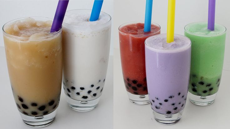 Lovely bubble teas. Discover how to make them with these delightful recipe ideas