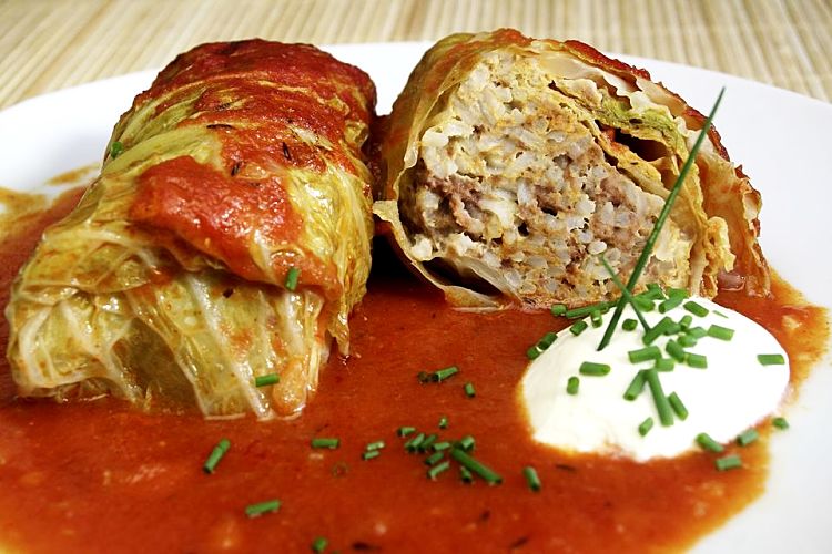 Lovely stuffed cabbage rolls are delightful and a perfect snack and party food.