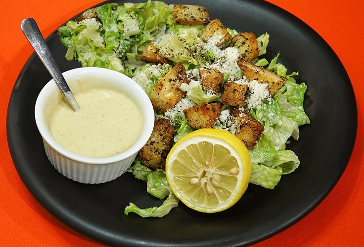 You can make Caesar salad dressings to suit your own tastes and preferences, including healthy options