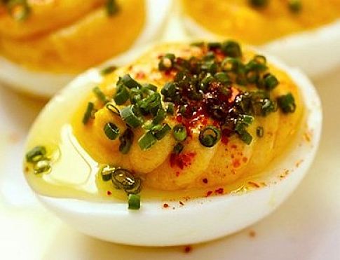Delightful and appealing deviled eggs - see more here