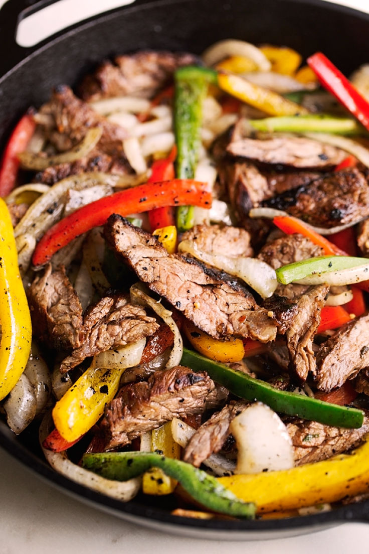 Fajita Steak recipe - a beautiful use for the spice mix you can make at home using these grest recipes