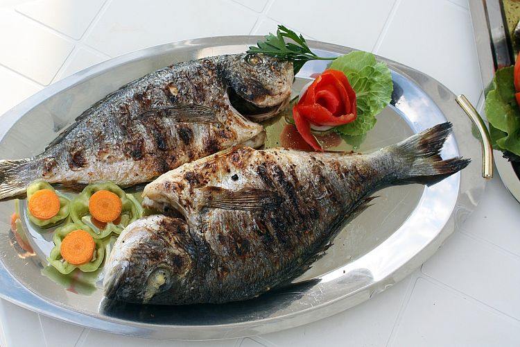 Grilled whole fish are a delight when grilled or barbecued. Simply make a series of vertical cuts to allow the marinade or sauces to penetrate