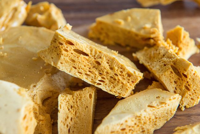 Honeycomb is easy to make at home. Learn how here including safety issues