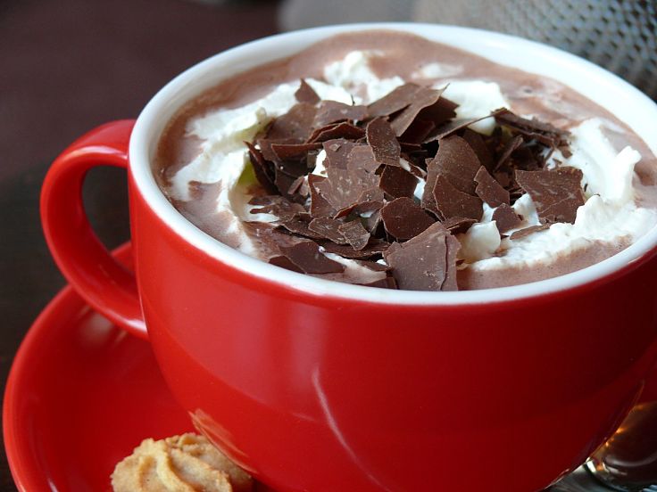Hot chocolate - opulent and satisfying!