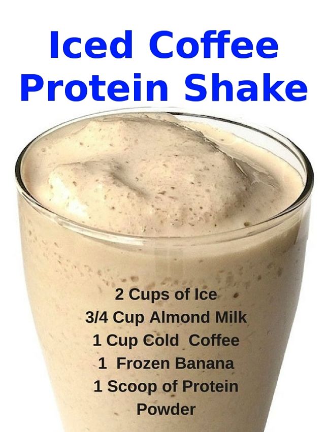 Iced Coffee Protein Shake - One of the many variation on the great collection of Iced Coffee Recipes and Ideas in this article