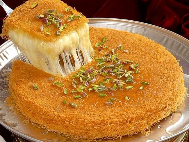 Knafeh is a delightful sweet melted cheese dessert that is popular in the Middle East, Discover how to make delicious knafeh at home with these recipes