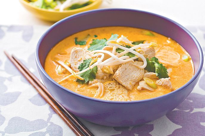 Chicken and tofu laksa - Discover a wonderful array of other laksa recipes here - Fabulous, delicious and so easy to make