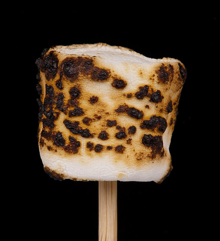Homemade marshmallows can be toasted for a fireside treat. They are much better than the bought marshmallows