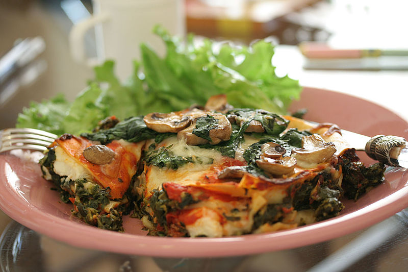 Mushroom and spinach combine for a healthy lasagna filling. See the recipes here