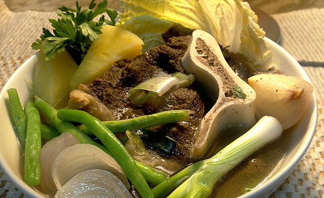 You can use shanks and other beef pieces on the bone for extra flavor in Nilagang baka dishes