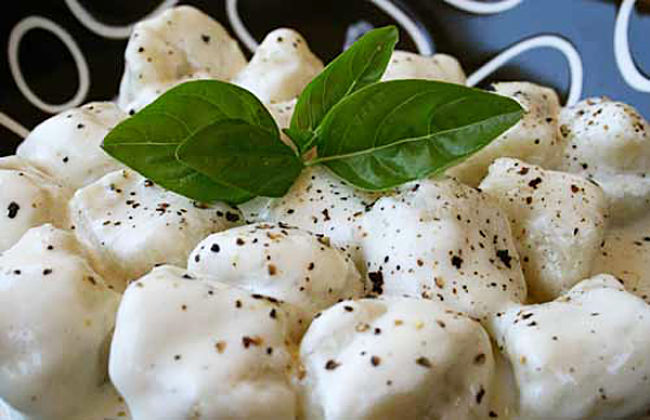 Potato Gnocchi With Gorgonzola Cream