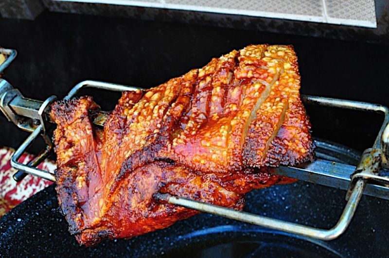 The Rotisserie is the Perfect Way to Cook Pork Pieces and Cuts
