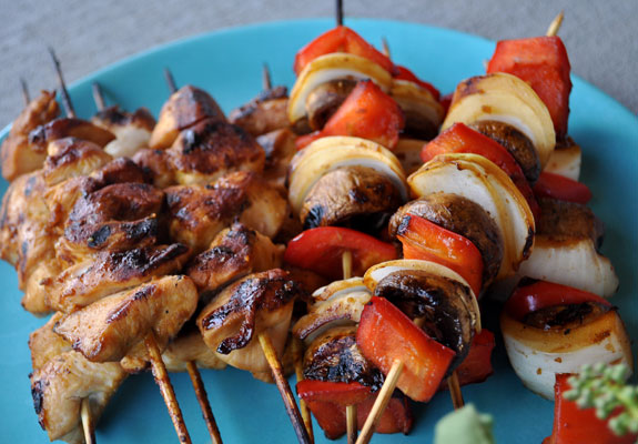 Fabulous kabobs ready are great for grilling