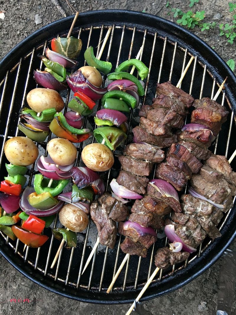 Lovely kabobs are made so much better with a great marinade