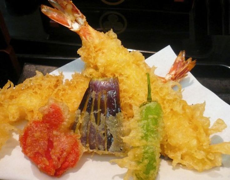 Tempura is a delight both for fish, prawns, scallops, other seafood and vegetables.