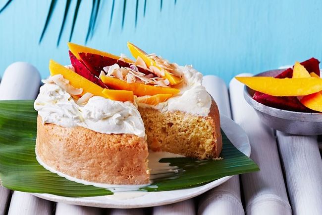 Tres Leches cake with tropical fruit - see how to make it in this article