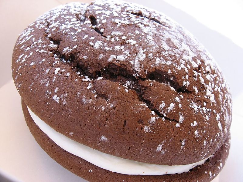 Traditional Chocolate Whoopie cakes