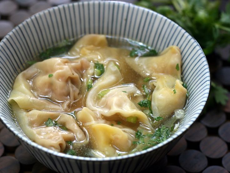 Add parsley and other herbs to add color, texture and taste to your homemade wonton soup using these recipes
