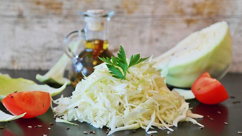Coleslaw is healthy and very versatile and can be used to accompany a wide range of dishes